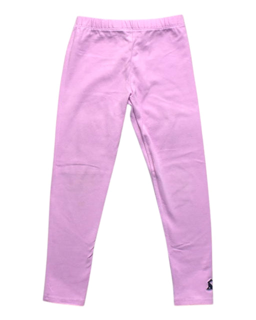 A Pink Leggings from Joules in size 4T for girl. (Front View)