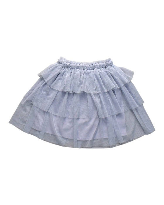 A Blue Tulle Skirts from Genwoo Kids in size 6T for girl. (Back View)