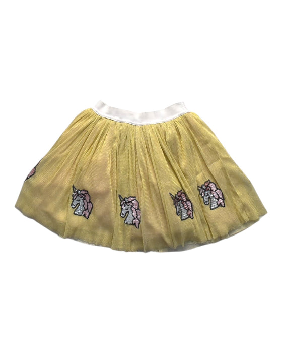 A Yellow Tulle Skirts from Seed in size 8Y for girl. (Front View)