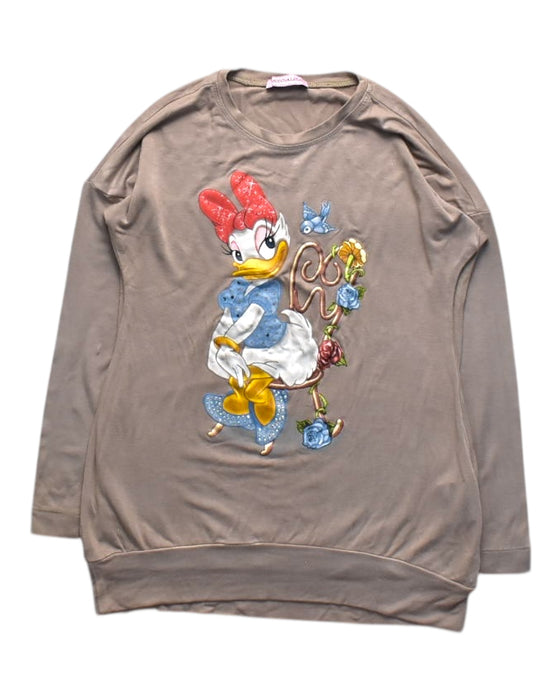 A Multicolour Long Sleeve Tops from Monnalisa in size 6T for girl. (Front View)