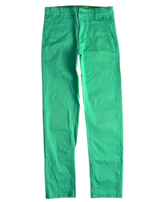 A Green Casual Pants from Chateau de Sable in size 8Y for girl. (Front View)