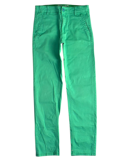 A Green Casual Pants from Chateau de Sable in size 8Y for girl. (Front View)