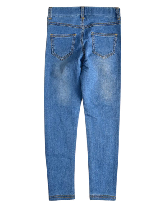 A Blue Jeggings from Desigual in size 7Y for girl. (Back View)