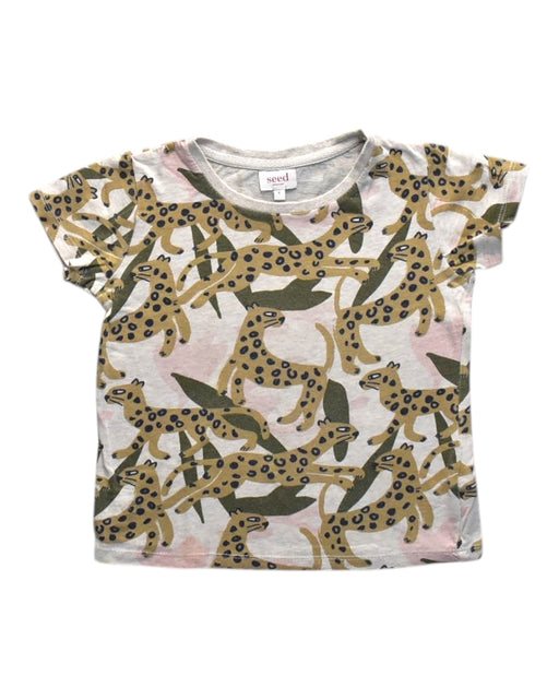 A Multicolour Short Sleeve T Shirts from Seed in size 4T for boy. (Front View)