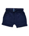 A Navy Shorts from Seed in size 3-6M for boy. (Front View)