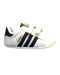 A White Sneakers from Adidas in size 6-12M for boy. (Back View)