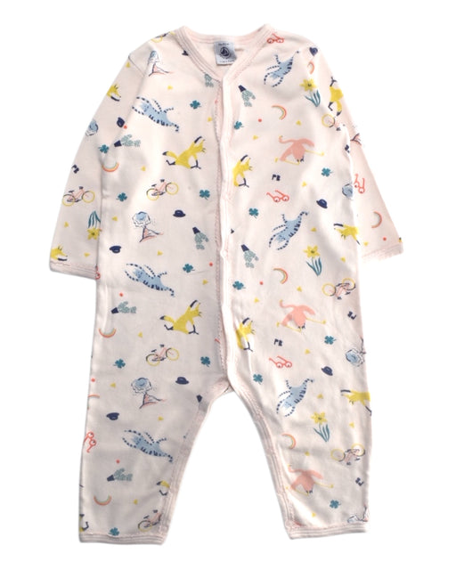 A Multicolour Onesies from Petit Bateau in size 12-18M for girl. (Front View)