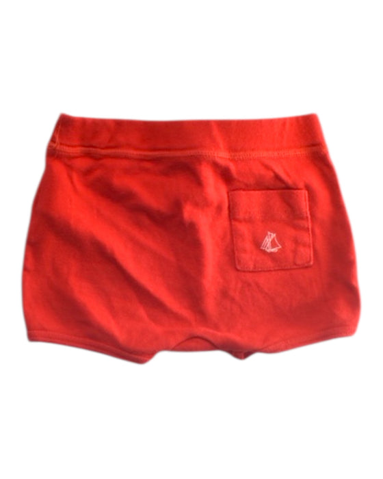 A Red Bloomers from Petit Bateau in size 6-12M for girl. (Back View)