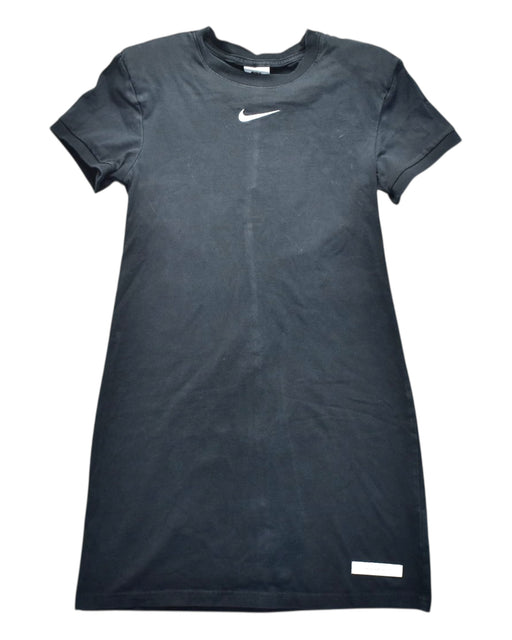 A Black Short Sleeve Dresses from Nike in size 6T for girl. (Front View)