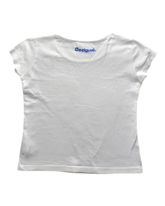 A Multicolour Short Sleeve Tops from Desigual in size 7Y for girl. (Back View)