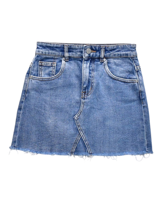 A Blue Short Skirts from Seed in size 10Y for girl. (Front View)
