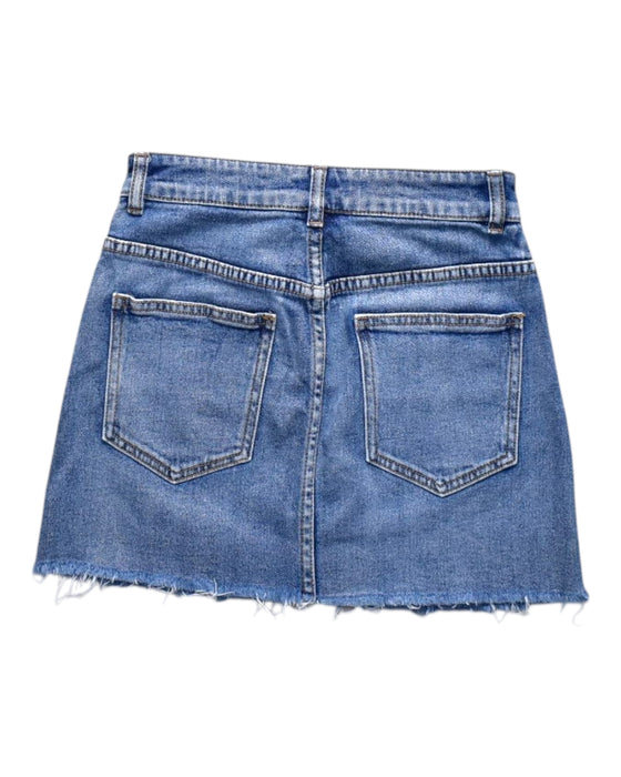 A Blue Short Skirts from Seed in size 10Y for girl. (Back View)