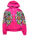 A Multicolour Zippered Sweatshirts from Desigual in size 9Y for girl. (Front View)
