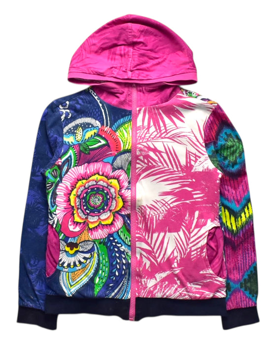 A Multicolour Lightweight Jackets from Desigual in size 9Y for girl. (Front View)