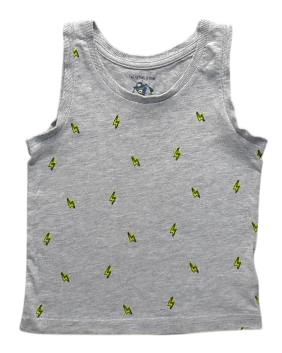 A Grey Sleeveless T Shirts from Mothercare in size 2T for boy. (Front View)