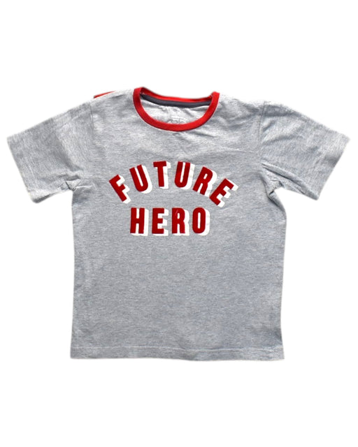 A Grey Short Sleeve T Shirts from Mothercare in size 5T for boy. (Front View)