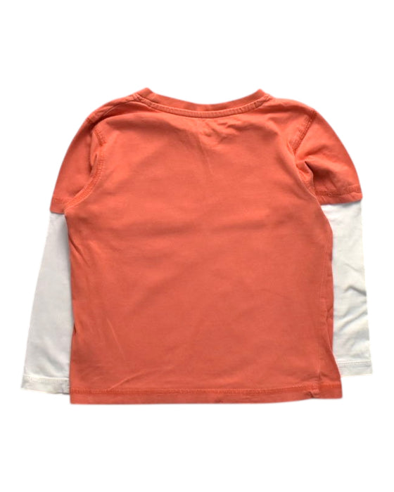 A Orange Long Sleeve T Shirts from Mothercare in size 5T for boy. (Back View)