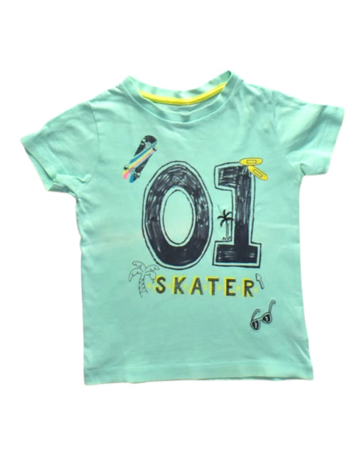 A Green Short Sleeve T Shirts from Mothercare in size 2T for boy. (Front View)