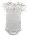 A White Short Sleeve Bodysuits from Petit Bateau in size 12-18M for boy. (Front View)