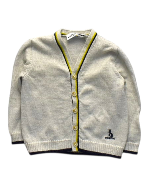 A White Cardigans from Bonpoint in size 6-12M for boy. (Front View)