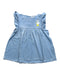 A Blue Sleeveless Dresses from Bobo Choses in size 12-18M for girl. (Front View)