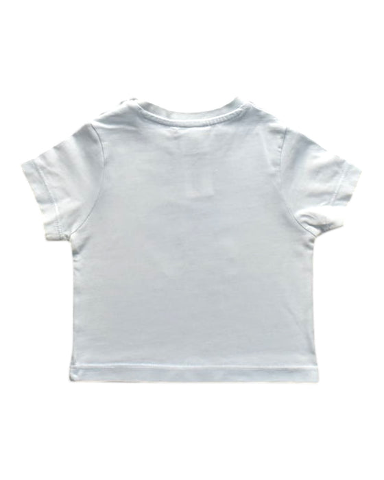 A White Short Sleeve T Shirts from Jacadi in size 6-12M for girl. (Back View)