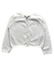 A White Cardigans from The Little White Company in size 2T for girl. (Front View)