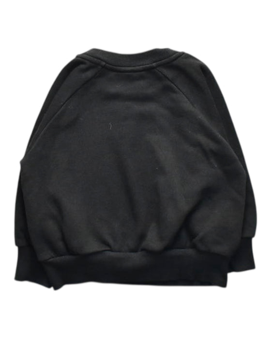 A Black Crewneck Sweatshirts from Mini Rodini in size 12-18M for boy. (Back View)