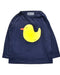 A Navy Long Sleeve T Shirts from Bobo Choses in size 6-12M for boy. (Front View)