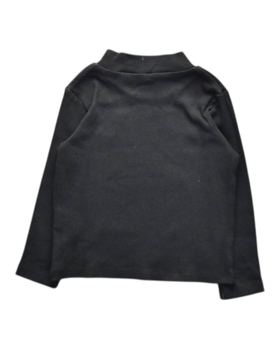 A Black Long Sleeve T Shirts from Mini Rodini in size 3T for boy. (Back View)