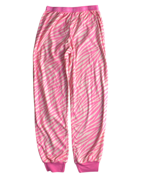 A Pink Casual Pants from Calvin Klein in size 10Y for girl. (Front View)