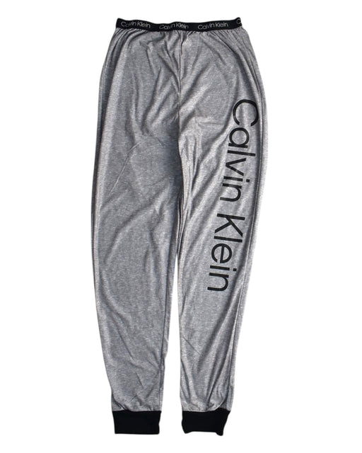 A Grey Sweatpants from Calvin Klein in size 14Y for girl. (Front View)