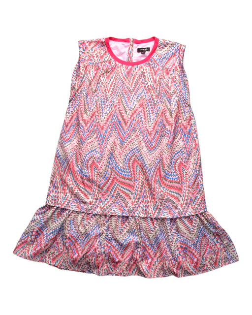 A Multicolour Sleeveless Dresses from Imoga in size 12Y for girl. (Front View)