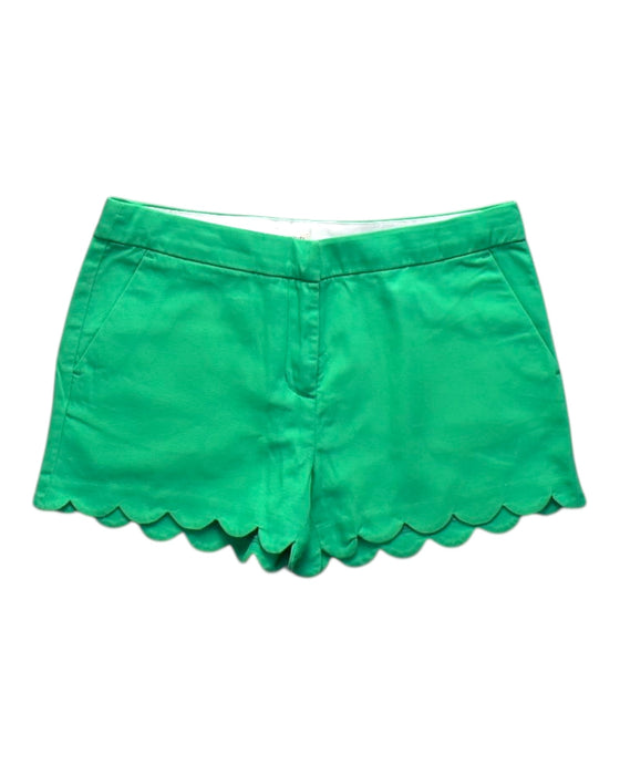 A Green Shorts from Crewcuts in size 14Y for girl. (Front View)