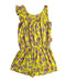 A Yellow Sleeveless Rompers from Nautica in size 12Y for girl. (Back View)