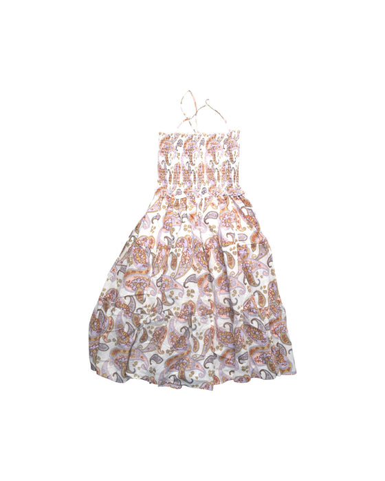 A Multicolour Sleeveless Dresses from Seed in size 9Y for girl. (Back View)
