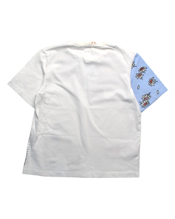 A Multicolour Short Sleeve T Shirts from Marni in size 8Y for girl. (Back View)