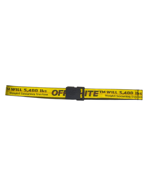 A Black Belts from OFF-WHITE in size 12Y for boy. (Front View)