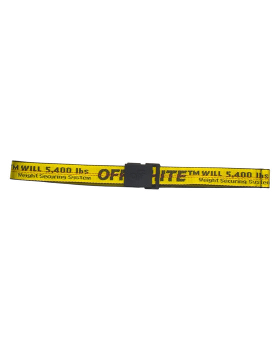 A Black Belts from OFF-WHITE in size 12Y for boy. (Front View)