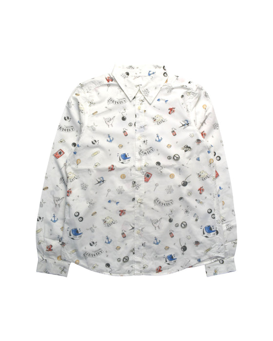 A Multicolour Long Sleeve Shirts from Bonpoint in size 14Y for boy. (Front View)