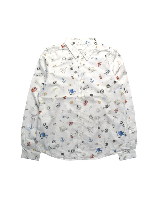 A Multicolour Long Sleeve Shirts from Bonpoint in size 14Y for boy. (Front View)