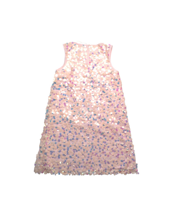 A Pink Sleeveless Dresses from Seed in size 10Y for girl. (Back View)