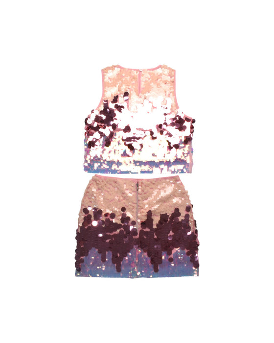 A Multicolour Skirt Sets from Seed in size 12Y for girl. (Back View)