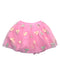 A Pink Tulle Skirts from Seed in size 10Y for girl. (Front View)