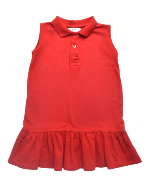 A Red Sleeveless Dresses from Lola Palacios in size 8Y for girl. (Front View)