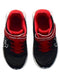 A Black Sneakers from Under Armour in size 7Y for boy. (Back View)