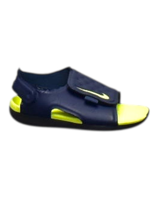 A Navy Sandals from Nike in size 3T for boy. (Front View)