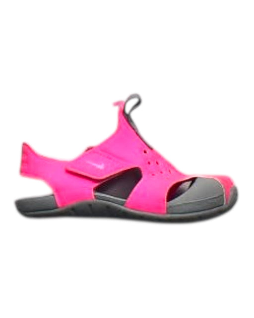 A Pink Sandals from Nike in size 18-24M for girl. (Front View)