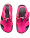 A Pink Sandals from Nike in size 18-24M for girl. (Back View)