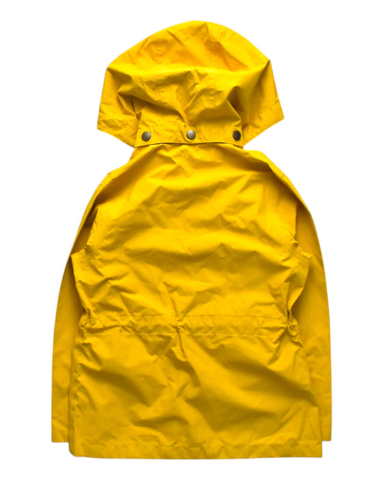 A Yellow Rain Jackets from Barbour in size 4T for boy. (Back View)